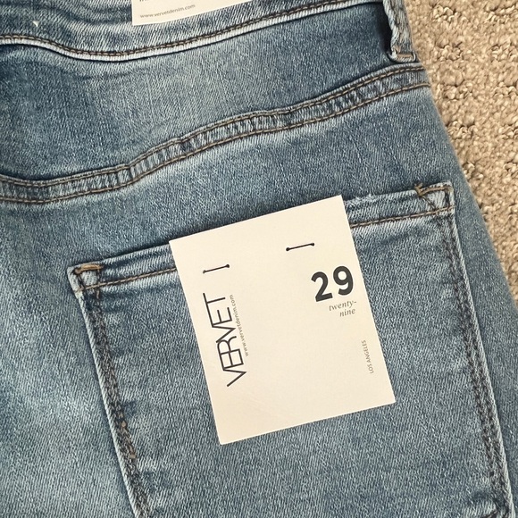 Elegant Blue Wide Leg Women's Jeans - Picture 4 of 7